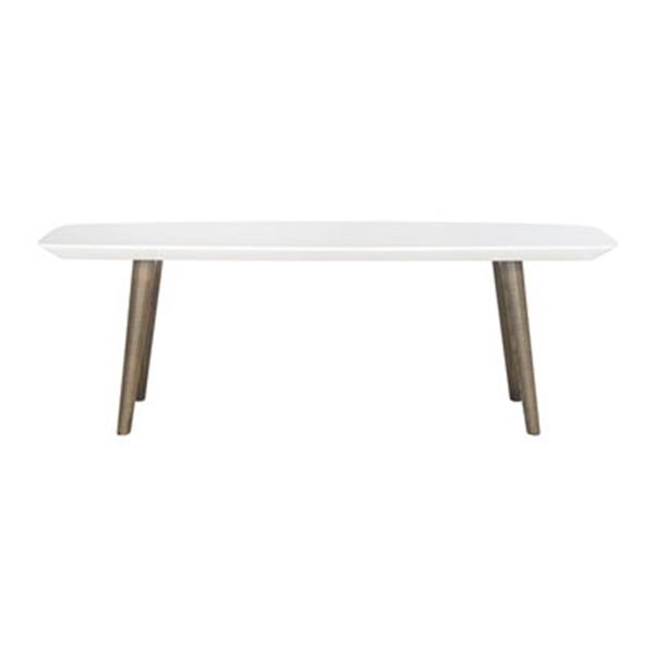 Safavieh Fox White/Dark Brown Josiah Coffee Table