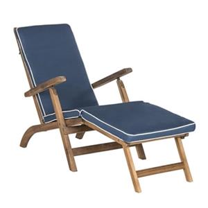 Safavieh Palmdale 36-in x 22-in Navy Lounge Chair