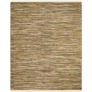 Safavieh Rag Rug 8-ft x 10-ft Cotton Yellow Multicolour Indoor Area Rug