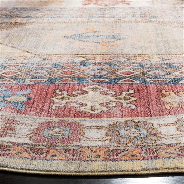 Safavieh Bristol 84-in x 84-in Multicolor Area Rug