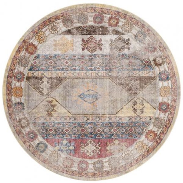 Safavieh Bristol 84-in x 84-in Multicolor Area Rug