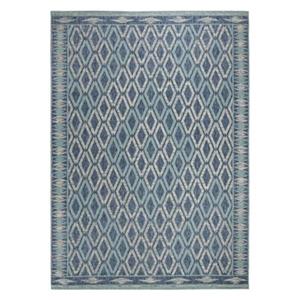 Safavieh Navy and Aqua Courtyard Indoor/Outdoor Rug,CY8531-3