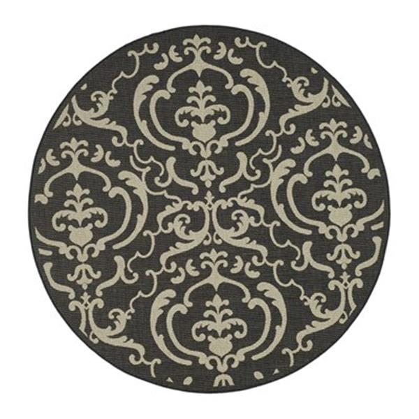 Safavieh Courtyard Black Indoor Outdoor Area Rug