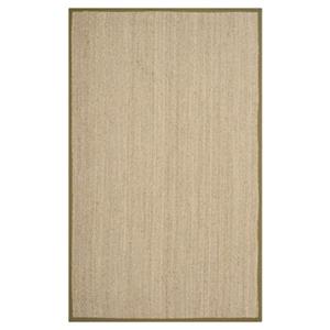 Safavieh Natural Fiber 8-ft x 5-ft Natural and Olive Area Rug