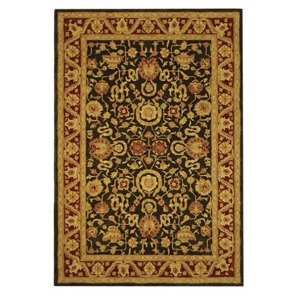 Safavieh Anatolia 2-ft-3-in X 10-ft Runner Rug (Charcoal/Red)