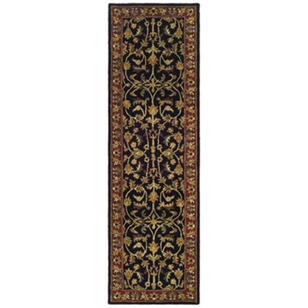 Safavieh Heritage 2-ft-3-in X 14-ft Runner Rug (Black/Red)