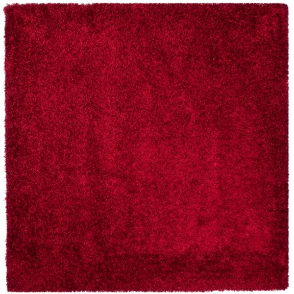 Safavieh Shag 60-in X 60-in Red Area Rug SG851R-5SQ | RONA