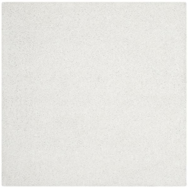 Safavieh Shag 60-in X 60-in White Area Rug