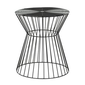 Safavieh Fox Adele 17.3-in Black Iron Wire End Table