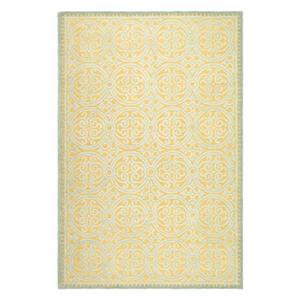 Safavieh Cambridge 6-ft x 4-ft Blue and Gold Area Rug