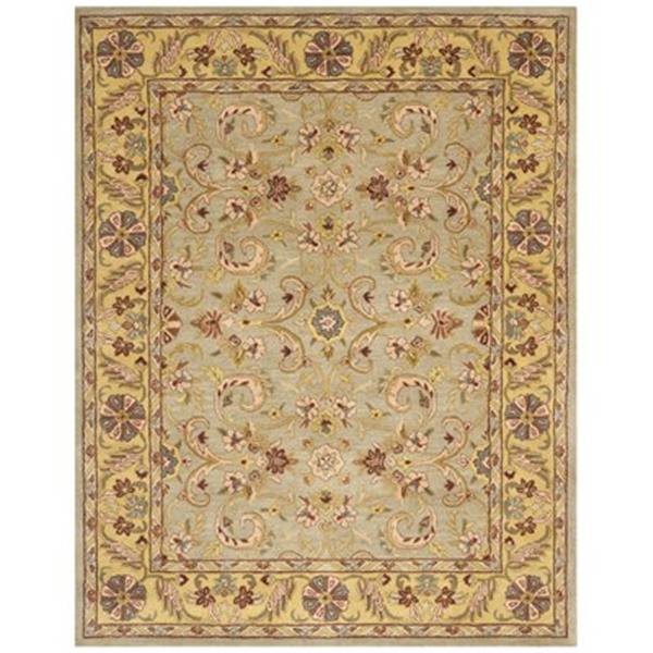 Safavieh Heritage 6-ft X 4-ft Green And Gold Area Rug Hg924a-4 