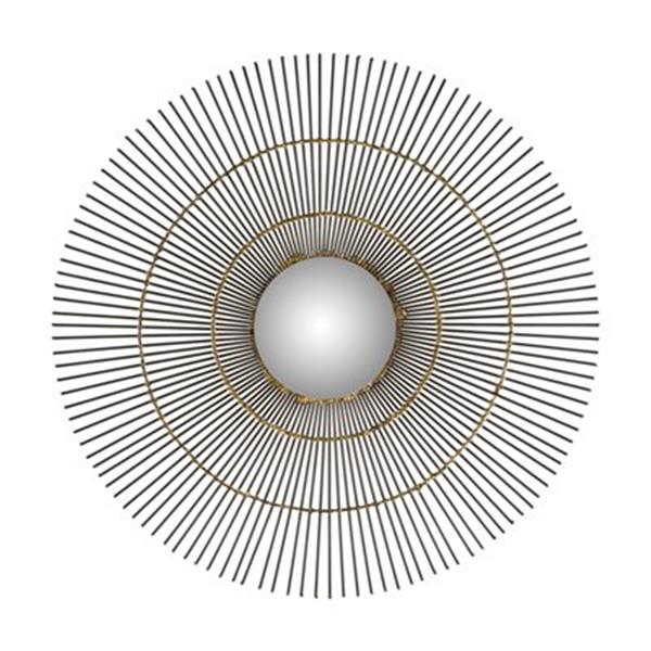 Safavieh 21-in x 21-in Natural Iron Orbit The Sun Mirror