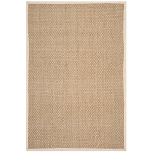 Safavieh Natural Fiber 5-Ft x 8-ft Natural and Ivory Area Rug