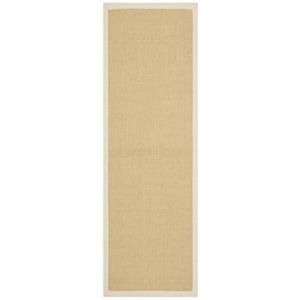 Safavieh Natural Fiber 2-ft-6-in X 16-ft Runner Rug (Maize/Wheat)