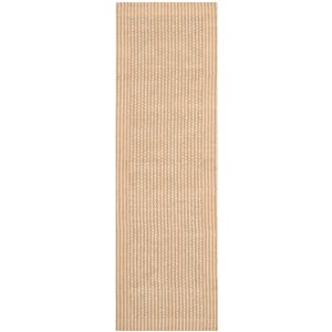 Safavieh Natural Fiber 3-Ft x 14-ft Ivory and Beige Area Rug