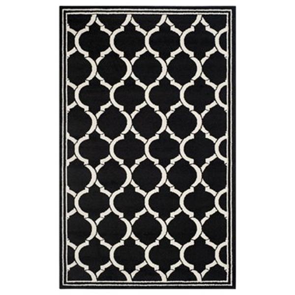 Safavieh Amherst 8-ft X 5-ft Anthracite and Ivory Area Rug