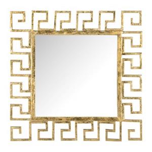 Safavieh Calliope 23-in x 23-in Antique Gold Greek Key  Mirror
