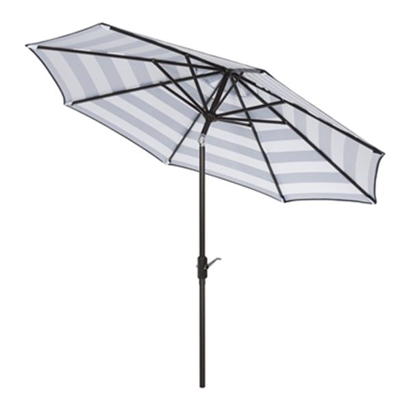 Safavieh Ortega 9 Ft Navey Market Auto Tilt Patio Umbrella Pat8004b Rona