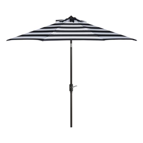 Safavieh Ortega 9 Ft Navey Market Auto Tilt Patio Umbrella Pat8004b Rona