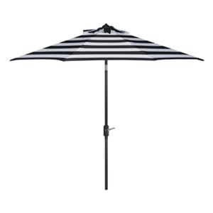 Safavieh Ortega 9-ft Navey Market Auto Tilt Patio Umbrella