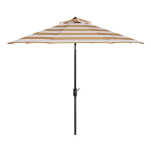 Safavieh Ortega 9-ft Navey Market Auto Tilt Patio Umbrella