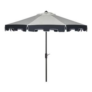 Safavieh Patio City 9-ft Navey/Off-White Market Style Patio Umbrella