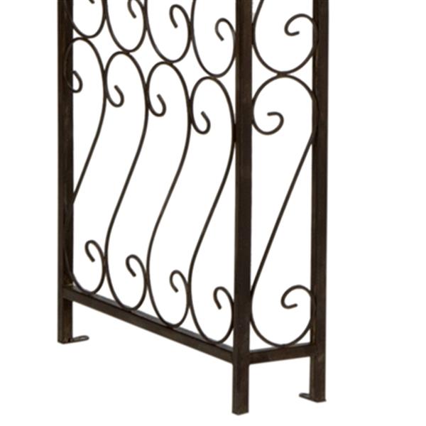 Safavieh 84-in x 48.5-in Rustic Brown Pagan Garden Arch