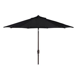 Safavieh Ortega 9-ft Black Market Auto Tilt Patio Umbrella