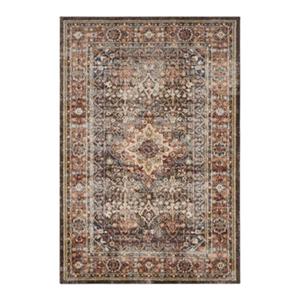 Safavieh Bijar 5-ft x 8-ft Border Brown and Rust Area Rug