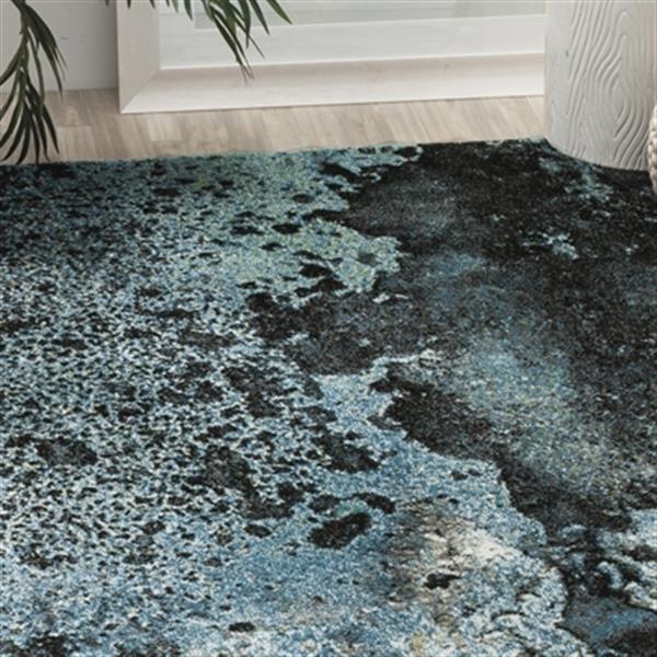 Safavieh Glacier 5-ft x 8-ft  Blue Multicolor Area Rug