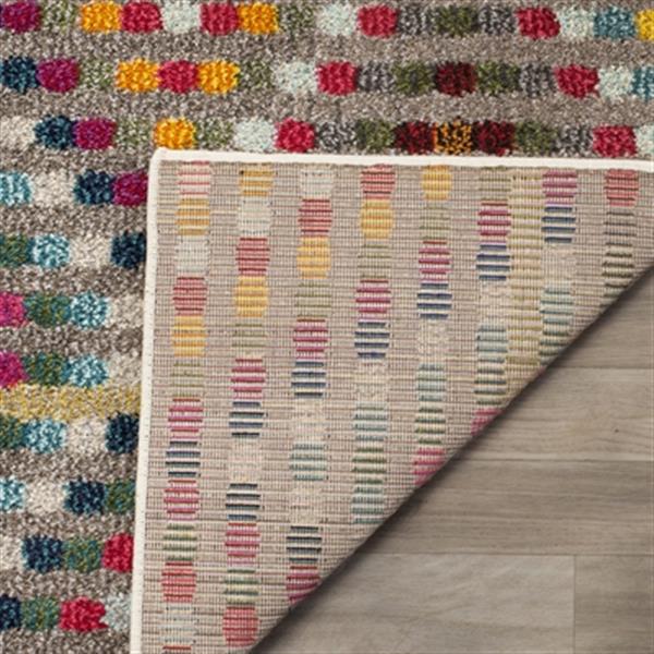 Safavieh Monaco 5-ft x 8-ft Geometric Multicolor and Beige Area Rug