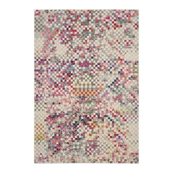 Safavieh Monaco 5-ft x 8-ft Geometric Grey Multicolor Area Rug