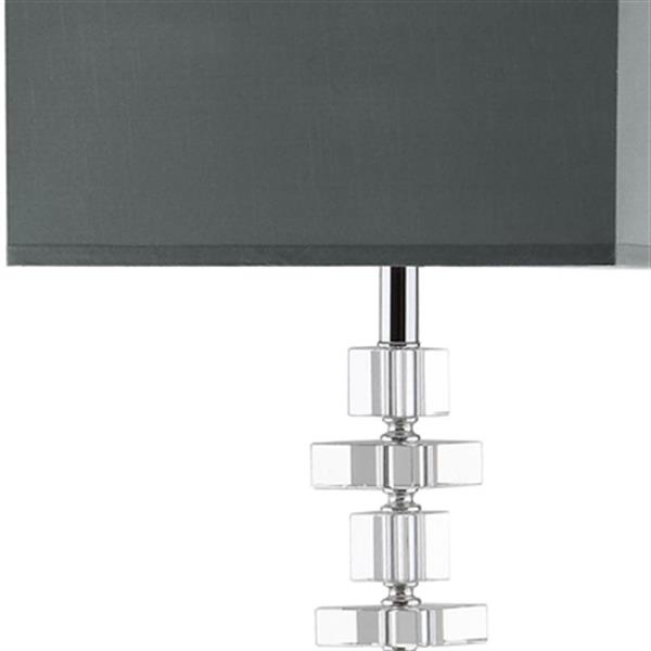 Safavieh 60.5-in Clear Chrome Times Square Floor Lamp