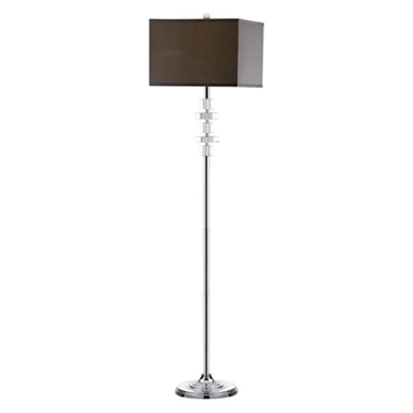 Safavieh 60.5-in Clear Chrome Times Square Floor Lamp