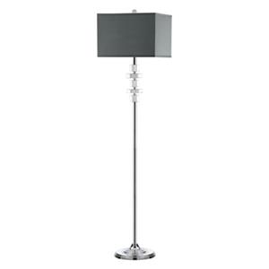 Safavieh 60.5-in Clear Chrome Times Square Floor Lamp