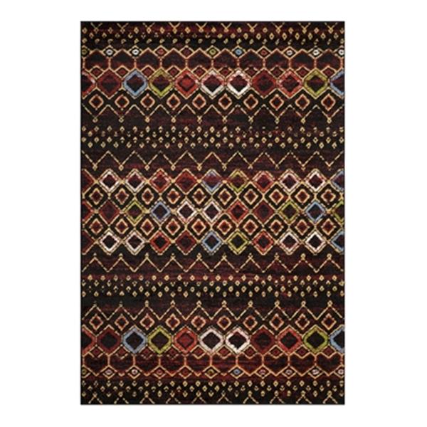 Safavieh Amsterdam 9.16-ft x 6.58-ft Black and Multicolour Indoor Area Rug