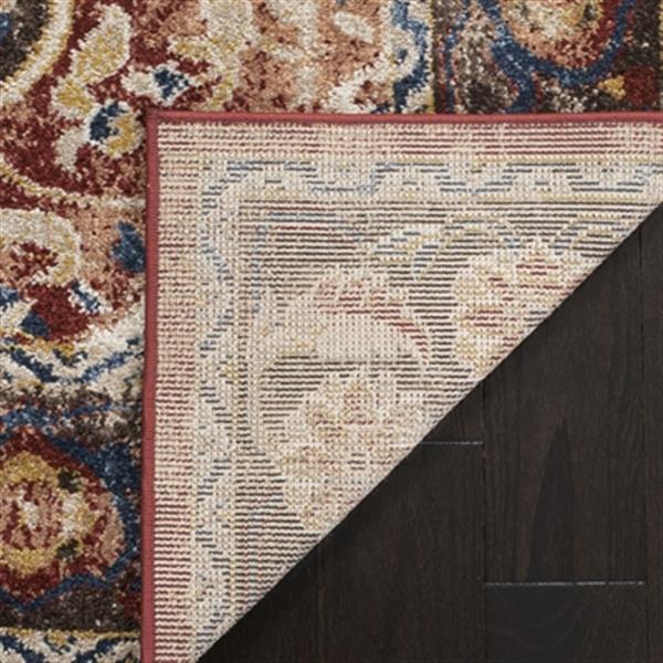 Safavieh Bijar 7.5-ft x 5.25-ft Brown and Rust Indoor Area Rug