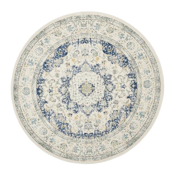 Safavieh Evoke 6.58-ft Ivory and Blue Indoor Area Rug