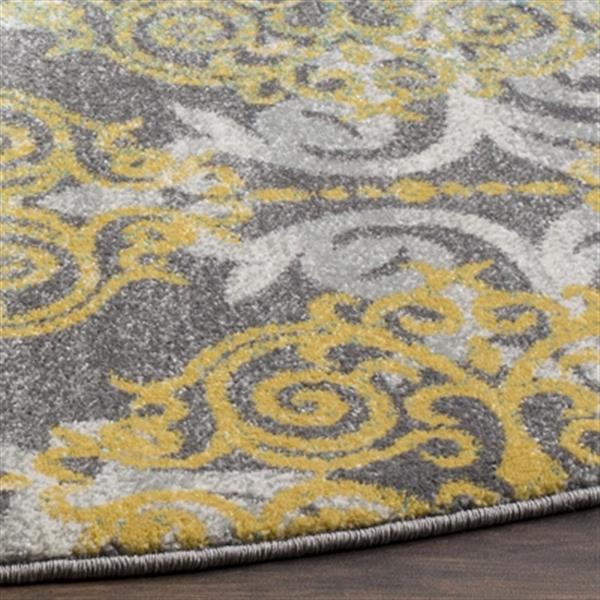 Safavieh Evoke 6.58-ft Grey and Ivory Indoor Area Rug