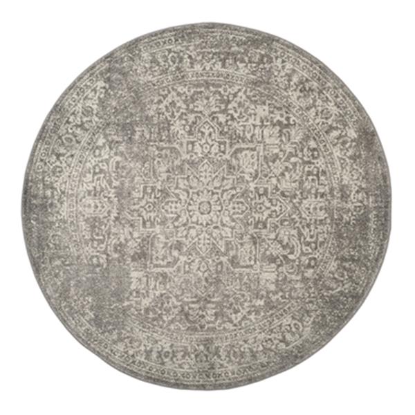 Safavieh Evoke 6.58-ft Silver and Ivory Indoor Area Rug
