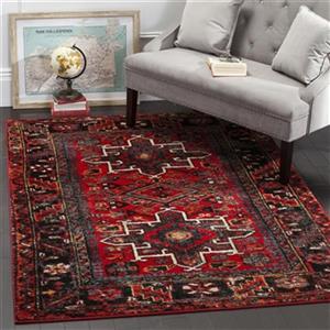 Safavieh Vintage Hamadan 22-ft x 2.16-ft Red and Multicolor Indoor Area Rug