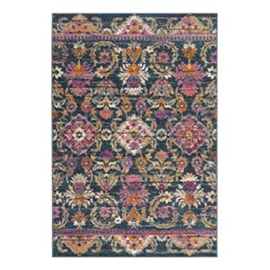 Safavieh Madison 9-ft x 6-ft Blue and Fuchsia Area Rug