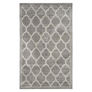 Safavieh Amherst 8-ft x 5-ft Grey and Light Grey Indoor/Outdoor Rug