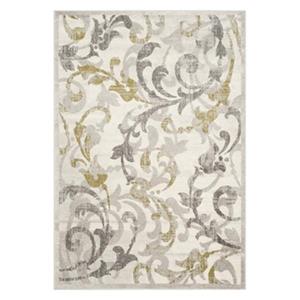 Safavieh Amherst 8-ft x 5-ft Ivory and Light Grey Indoor/Outdoor Rug