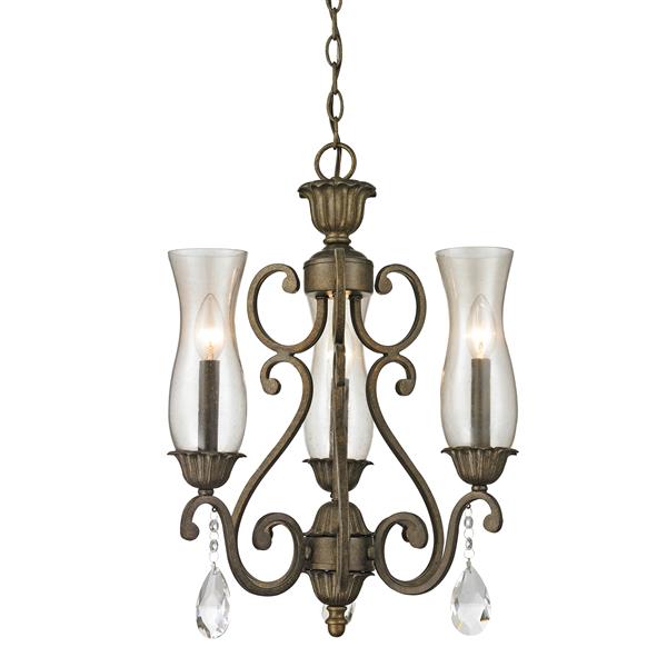 Z-Lite Melina 3-Light Golden Bronze Chandelier