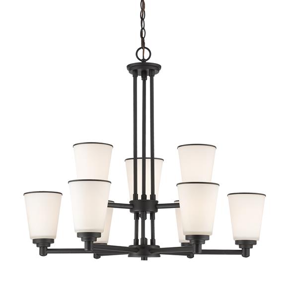 Z-Lite Jarra Bronze 9-Light Chandelier