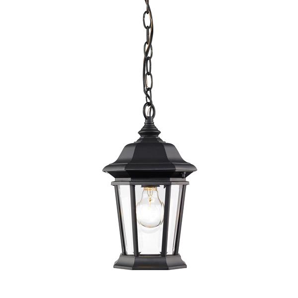 Z-Lite Melbourne 1-Light Outdoor Suspended Light - Black