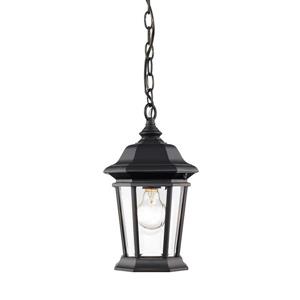 Z-Lite Melbourne 1-Light Outdoor Suspended Light - Black