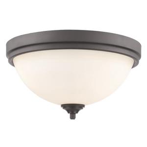 Z-Lite Bordeaux Bronze 3 Light Flushed Mount Light