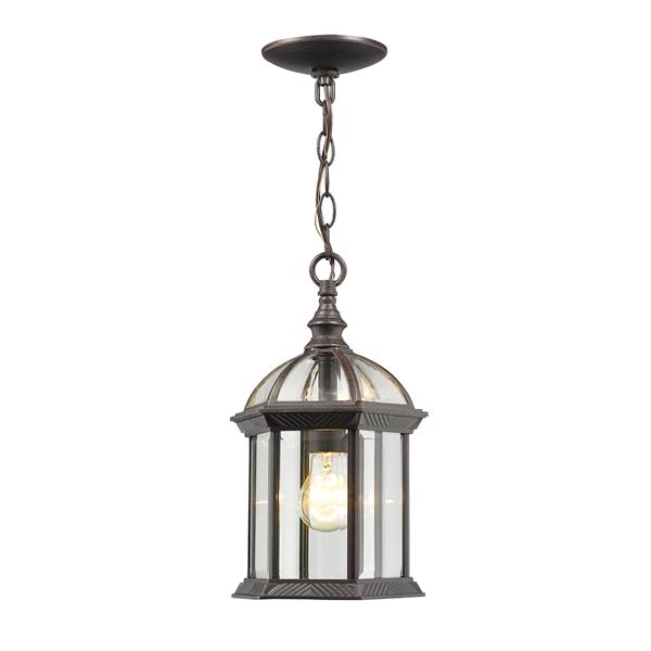 Z-Lite Annex 1-Light Outdoor Suspended Light - Rust